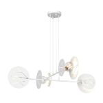 Emibig Pendant Xotic Steel White | Suitable for 4x E27 - Max 15W
