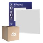 Multipack 4x Noxion LED Panel Ecowhite V4.0 28W 3400lm - 840 Cool White | 60x60cm - Philips driver