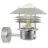 Nordlux Vejers Wall Light Galvanized Steel and Glass Grey | IP54 - Suitable for E27 - Motion and Light Sensor 