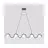 Emibig Pendant Sinus Steel Black | Suitable for 5x G9 - Max 8W