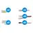 Noxion LED Strip Naga - Connector Single Color 8mm - Medium 30Pcs.