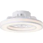 Brilliant Mondello Ceiling Fan Plastic White 23W 3100lm - 827-865 CCT | 420mm - Remote Control Dimmable